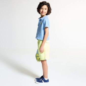 شورت سادة من القماش للأولاد